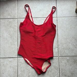 Old Navy Red Women's One Piece Swimsuit